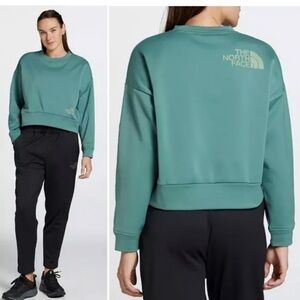The north face horizon performance fleece crewneck sweatshirt relaxed fit Medium